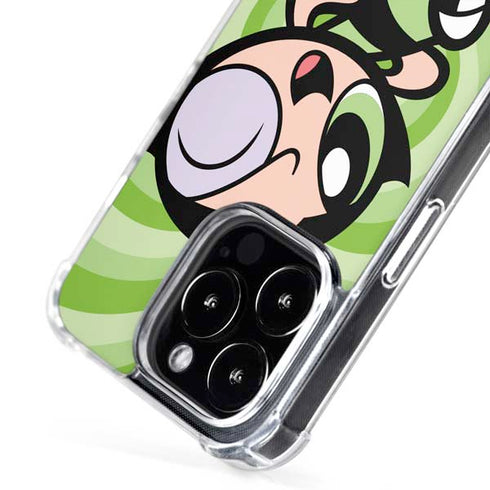 Cartoon Network Powerpuff Girls Buttercup Green Hearts iPhone 16 Pro Max MagSafe Case