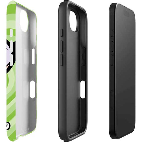 Cartoon Network Powerpuff Girls Buttercup Green Hearts iPhone 16e Impact Case