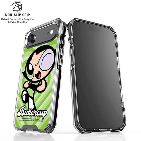 Cartoon Network Powerpuff Girls Buttercup Green Hearts iPhone 17 Air MagSafe Case