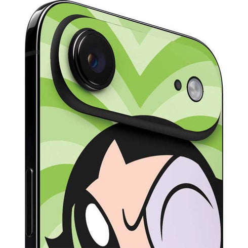 Cartoon Network Powerpuff Girls Buttercup Green Hearts iPhone 17 Air Skin