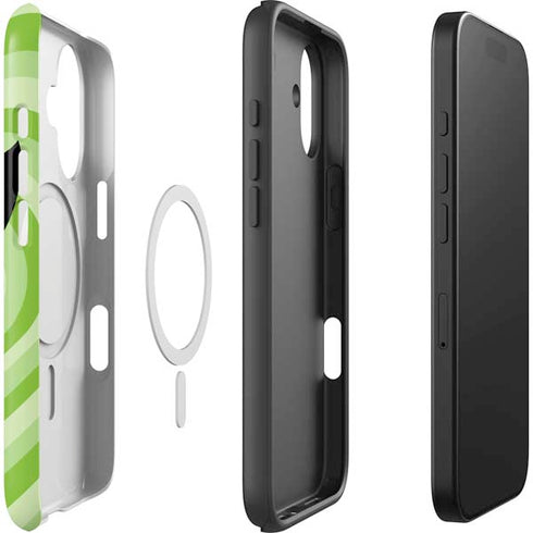 Cartoon Network Powerpuff Girls Buttercup Green Hearts iPhone 17 Magsafe Impact Case