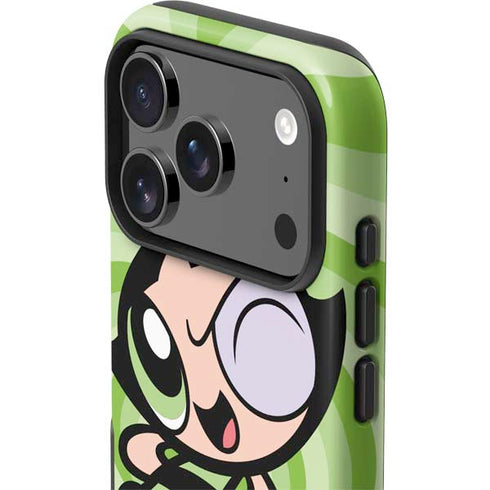 Cartoon Network Powerpuff Girls Buttercup Green Hearts iPhone 17 Pro Max Impact Case