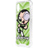 Cartoon Network Powerpuff Girls Buttercup Green Hearts iPhone XS Clear Case