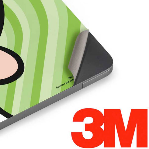 Cartoon Network Powerpuff Girls Buttercup Green Hearts Apple MacBook Air Skin