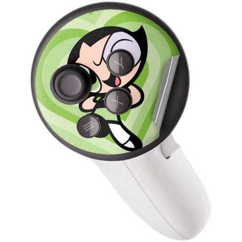 Cartoon Network Powerpuff Girls Buttercup Green Hearts Meta Quest 3S Skin