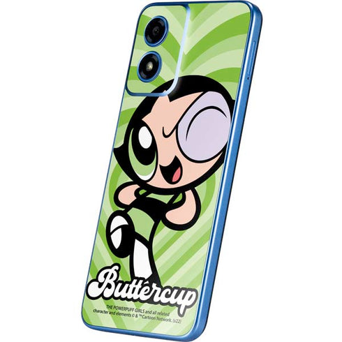 Cartoon Network Powerpuff Girls Buttercup Green Hearts Moto G Play 4G (2024) Skin