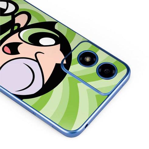 Cartoon Network Powerpuff Girls Buttercup Green Hearts Moto G Play 4G (2024) Skin