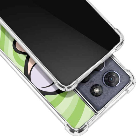 Cartoon Network Powerpuff Girls Buttercup Green Hearts Moto G Play 5G (2025) Clear Case