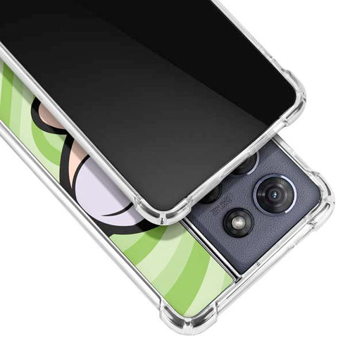 Cartoon Network Powerpuff Girls Buttercup Green Hearts Moto G Power 5G (2025) Clear Case