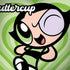 Cartoon Network Powerpuff Girls Buttercup Green Hearts PlayStation 4 Gold Wireless Headset Skin