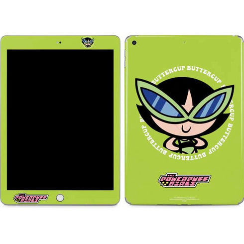 Cartoon Network Powerpuff Girls Buttercup Apple iPad Skin