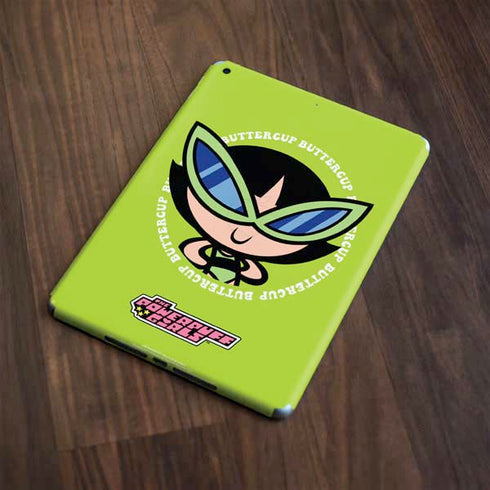 Cartoon Network Powerpuff Girls Buttercup Apple iPad Skin