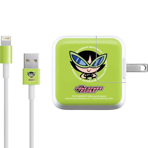 Cartoon Network Powerpuff Girls Buttercup iPad Charger (10W USB) Skin
