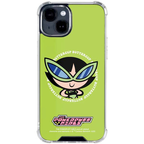 Cartoon Network Powerpuff Girls Buttercup iPhone 15 Clear Case