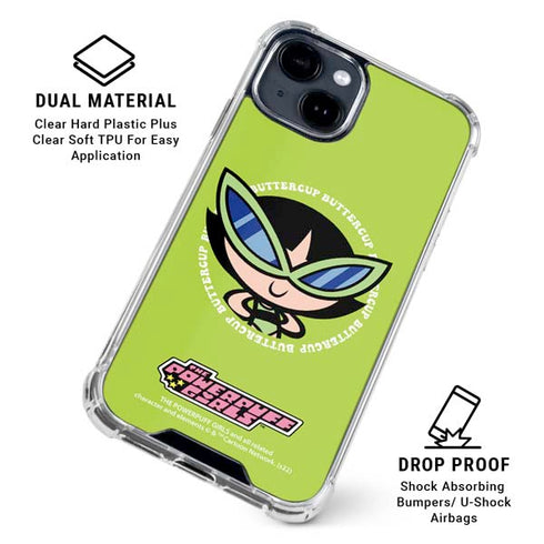 Cartoon Network Powerpuff Girls Buttercup iPhone 15 Clear Case
