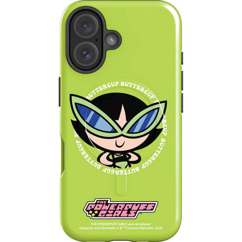 Cartoon Network Powerpuff Girls Buttercup iPhone 16 Magsafe Impact Case