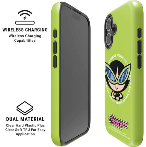 Cartoon Network Powerpuff Girls Buttercup iPhone 16 Magsafe Impact Case