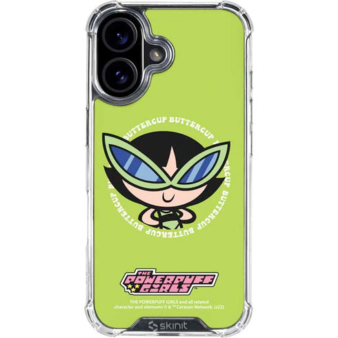 Cartoon Network Powerpuff Girls Buttercup iPhone 16 Plus Clear Case