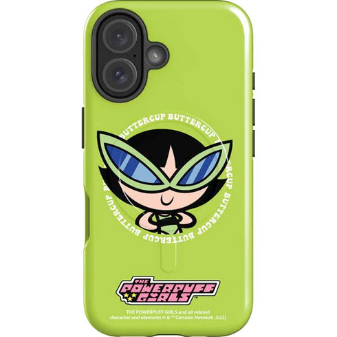 Cartoon Network Powerpuff Girls Buttercup iPhone 16 Plus Magsafe Impact Case
