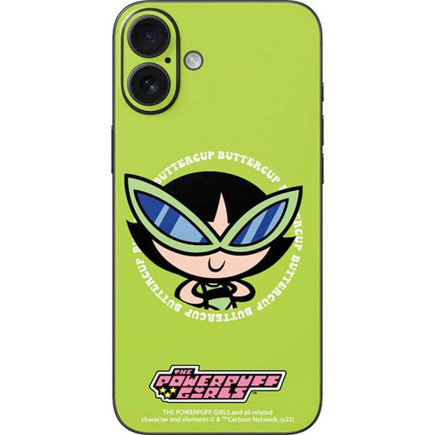 Cartoon Network Powerpuff Girls Buttercup iPhone 16 Plus Skin