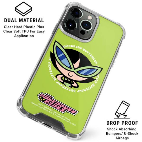Cartoon Network Powerpuff Girls Buttercup iPhone 16 Pro Max Clear Case