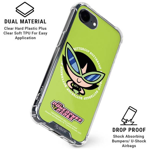 Cartoon Network Powerpuff Girls Buttercup iPhone 16e Clear Case