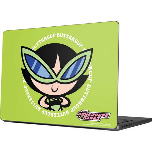 Cartoon Network Powerpuff Girls Buttercup Apple MacBook Pro 14-inch Skin