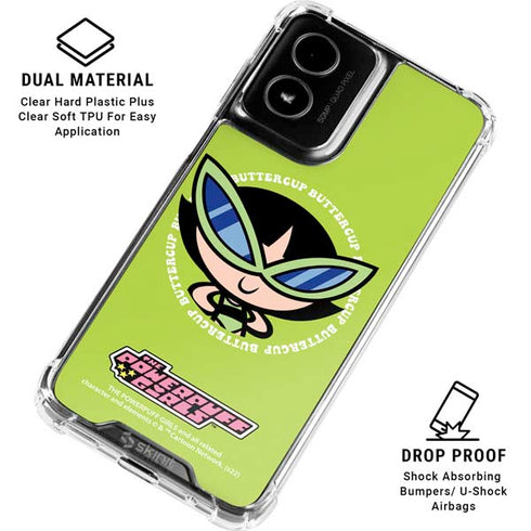 Cartoon Network Powerpuff Girls Buttercup Moto G Power 5G (2024) Clear Case