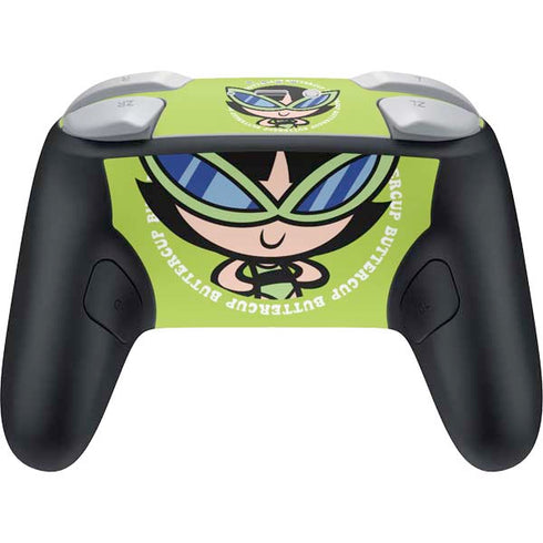 Cartoon Network Powerpuff Girls Buttercup Nintendo Switch 2 (2025) Pro Controller Skin