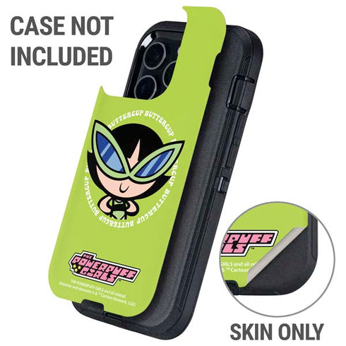 Cartoon Network Powerpuff Girls Buttercup Otterbox Defender iPhone Skin