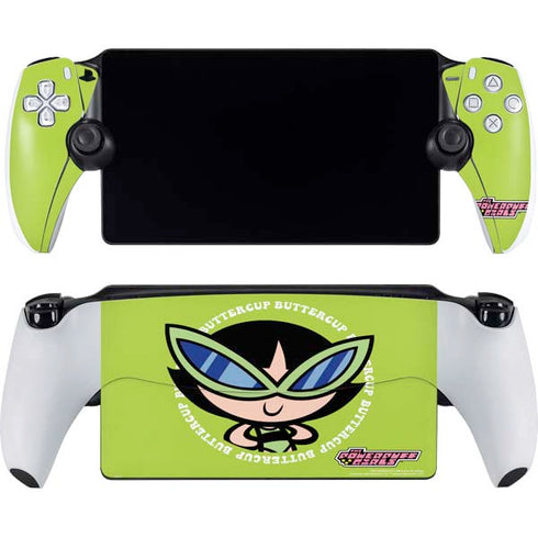 Cartoon Network Powerpuff Girls Buttercup PlayStation PS5 Skins