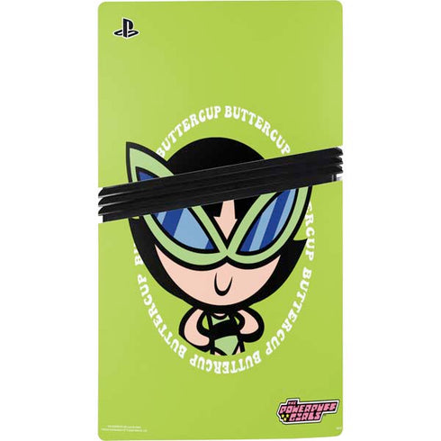 Cartoon Network Powerpuff Girls Buttercup PS5 Pro Bundle Skin