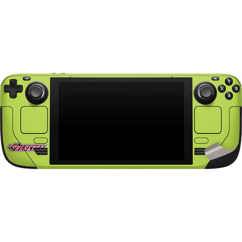 Cartoon Network Powerpuff Girls Buttercup Steam Deck Handheld Gaming Computer Skin