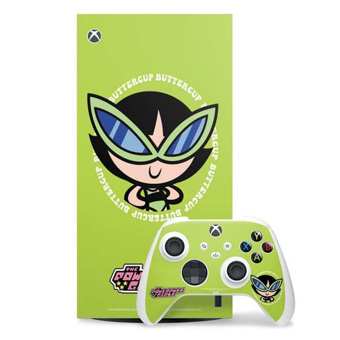 Cartoon Network Powerpuff Girls Buttercup Xbox Series X Skins