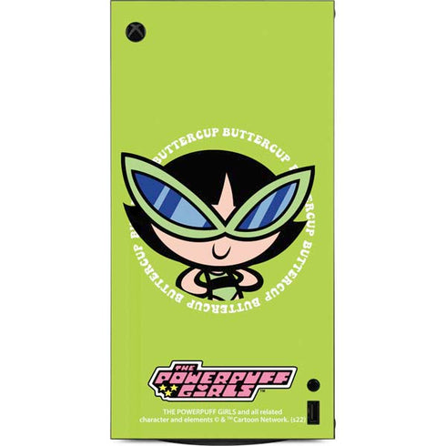 Cartoon Network Powerpuff Girls Buttercup XBox Series X Digital Edition Console Skin