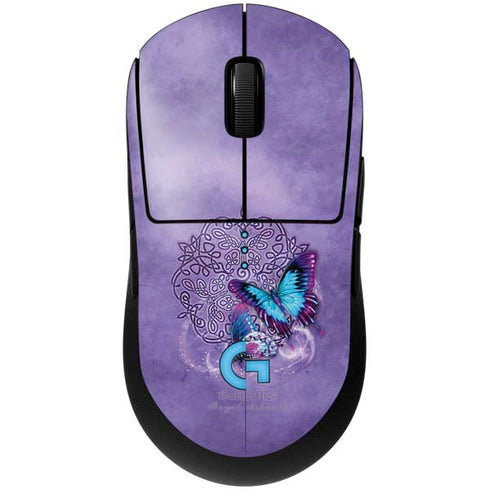 Butterfly Celtic Knot by Brigid Ashwood G Pro Wireless Gaming Mouse Skin