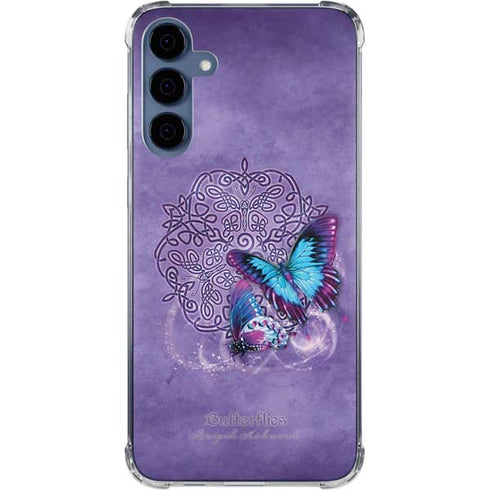 Butterfly Celtic Knot by Brigid Ashwood Galaxy A35 5G Clear Case