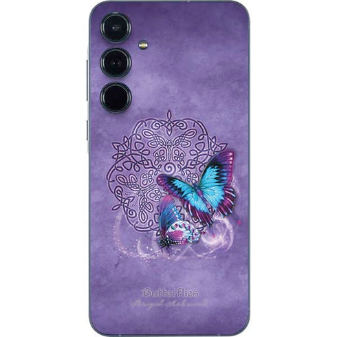 Butterfly Celtic Knot by Brigid Ashwood Galaxy A35 5G Skin