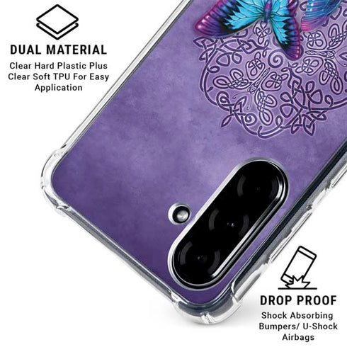 Butterfly Celtic Knot by Brigid Ashwood Galaxy A36 5G Clear Case
