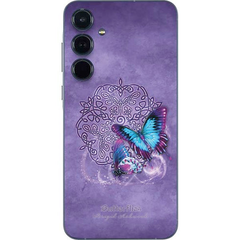 Butterfly Celtic Knot by Brigid Ashwood Galaxy A36 5G Skin