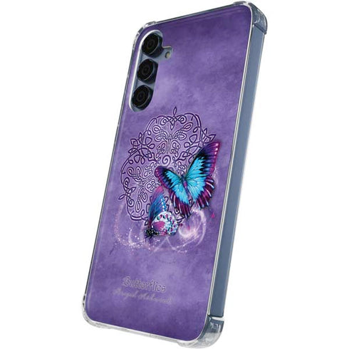Butterfly Celtic Knot by Brigid Ashwood Galaxy A55 5G Clear Case