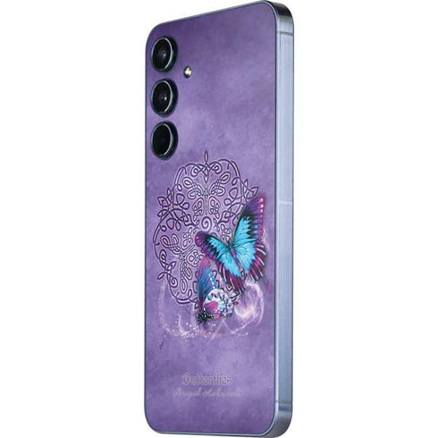 Butterfly Celtic Knot by Brigid Ashwood Galaxy A55 5G Skin