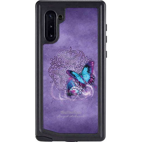 Butterfly Celtic Knot by Brigid Ashwood Galaxy Cases