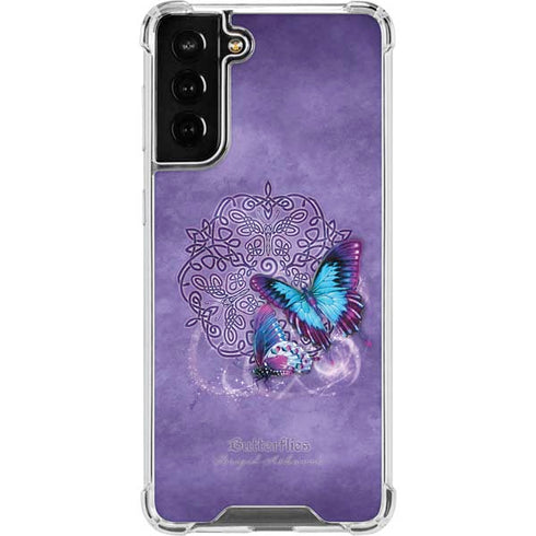 Butterfly Celtic Knot by Brigid Ashwood Galaxy S22 Plus Clear Case