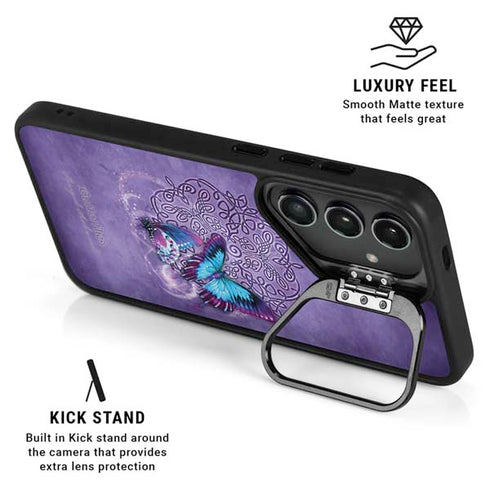 Butterfly Celtic Knot by Brigid Ashwood Galaxy S24 FE Kickstand Case