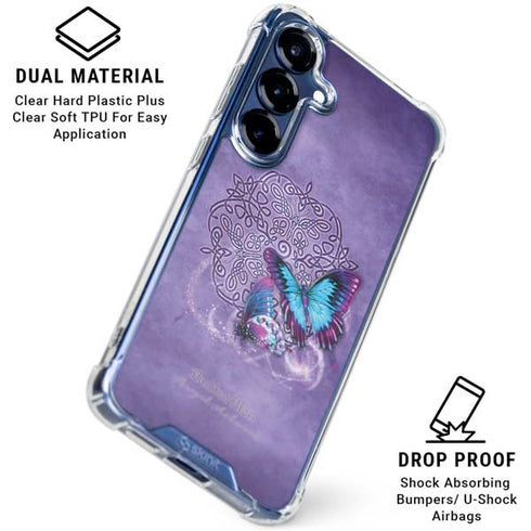 Butterfly Celtic Knot by Brigid Ashwood Galaxy S25 Plus Clear Case