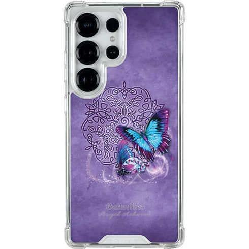 Butterfly Celtic Knot by Brigid Ashwood Galaxy S25 Ultra Clear Case