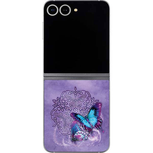 Butterfly Celtic Knot by Brigid Ashwood Galaxy Z Flip6 Skin