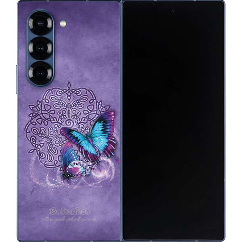 Butterfly Celtic Knot by Brigid Ashwood Galaxy Z Fold6 Skin
