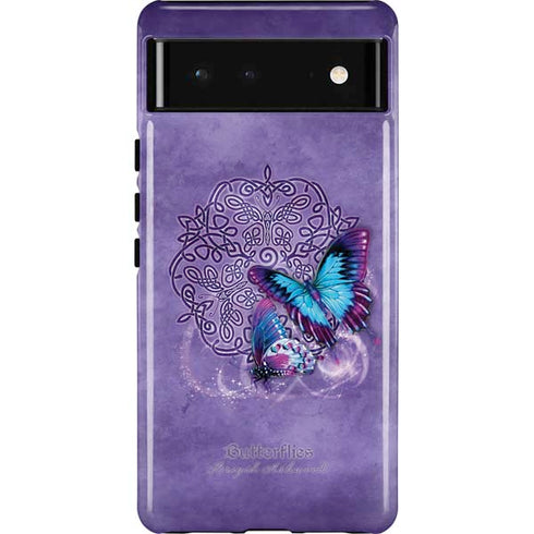 Butterfly Celtic Knot by Brigid Ashwood Pixel Cases